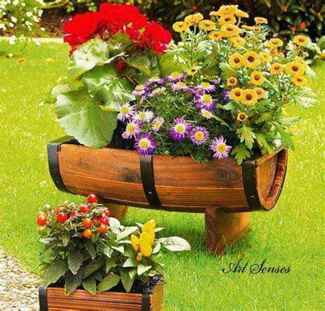 14 Fascinating Ways Of Using Barrels As A Garden Decoration