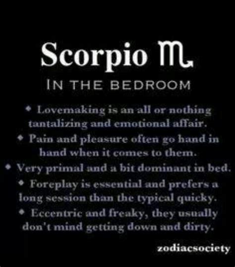 Scorpio In Bed Scorpio Zodiac Facts Scorpio Astrology Scorpio