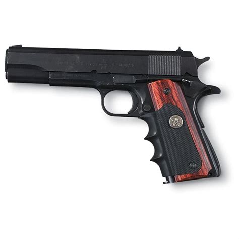 Pachmayr Colt 1911 Grips Rosewood Rubber 55613 Grips At Sportsman