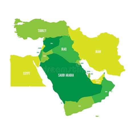 Middle East Map High Detailed Political Map Of Middle East And Arabian