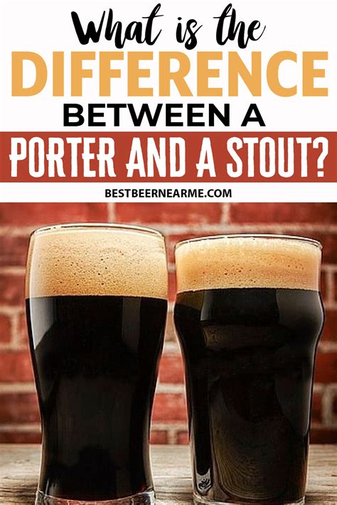 What Is The Difference Between A Porter And A Stout Porter Beer