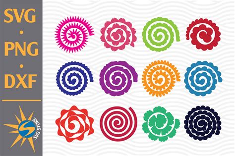Rolled Flower Svg Cut File Free Svg Cut Files Create Your Diy