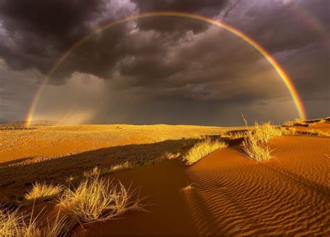 Landscape Photography Nature Rainbows Desert Sand