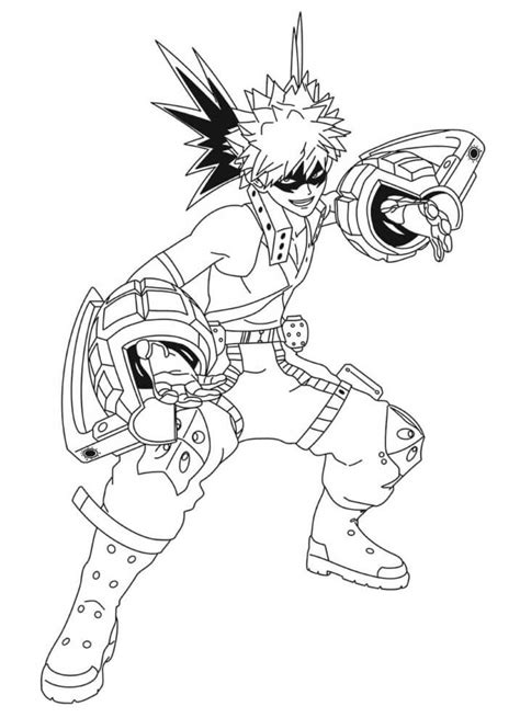Deku Coloring Pages Full Body Amote Wallpaper