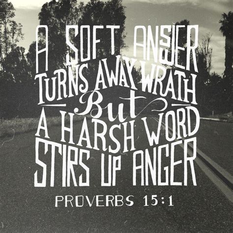A Soft Answer Turns Away Wrath But A Harsh Word Stirs Up Anger Book