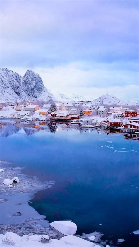 Reine Breathtaking Fishing Village In Norway Wallpaper Backiee