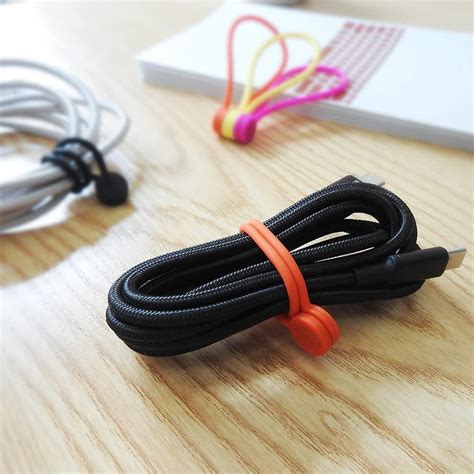 Computer Cables Organizers Cord Organizers Leather Earphone Holder