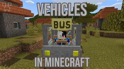 Vehicles In Minecraft Mcpe Add On Youtube
