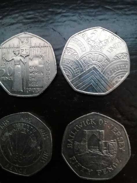 Collection Of Rare Or Misprinted Coins Mixed £2 Pound £1 Pound 50