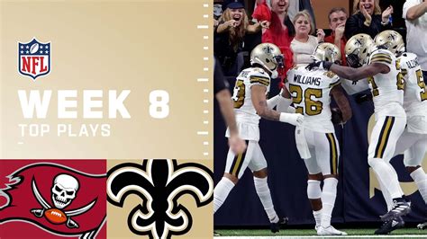 Saints Top Plays From Week 8 Vs Buccaneers New Orleans Saints Youtube