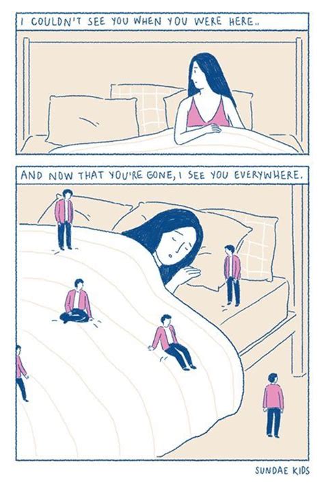 A Comic Strip With An Image Of A Woman Laying In Bed And Another Person