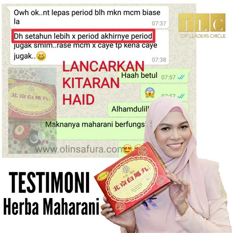 Welcome to sahajidah hai o produk 100% original. Testimoni Herba Maharani : Period Haid Tak Teratur | Olin ...