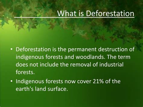 Ppt Deforestation Powerpoint Presentation Free Download Id2597201