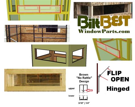 Pdf Plans Deer Stand Windows And Doors Kits Tower Blind