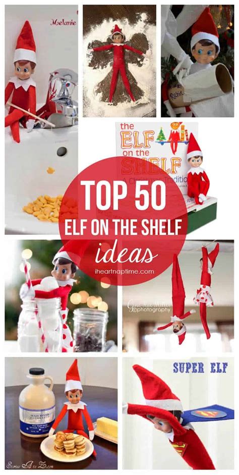 Free Printable Elf On The Shelf Idea Calendar And Checklist I Heart