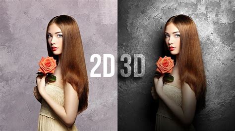 Convert Flat 2d To Real 3d In Photoshop Ejezeta