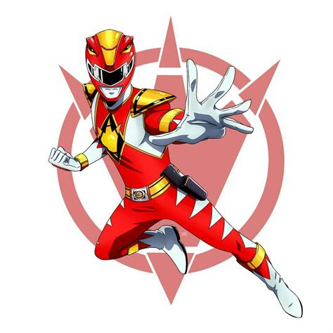 Mmpr And Dino Thunder Red Ranger Hybrid Artist Gasper Flores Instagram