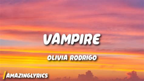 Olivia Rodrigo Vampire Chords Chordify