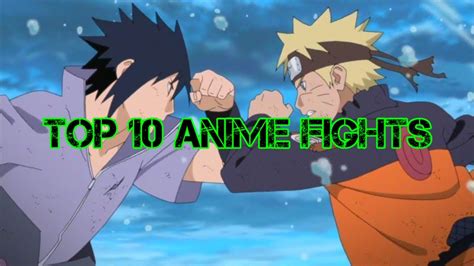 Top 10 Anime Fights Youtube
