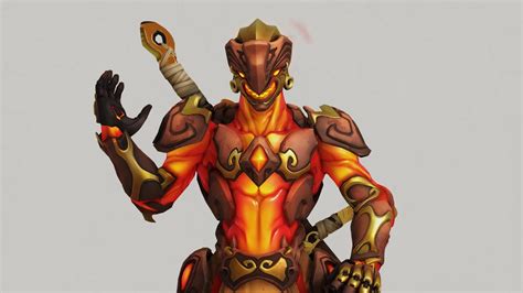 Overwatch Genji All Stars 2018 Pacific Skin Showcase Gold Weapons