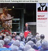 Brandenburg-Wahlkampf:”So emotional verteidigt die SPD Willy Brandt ...