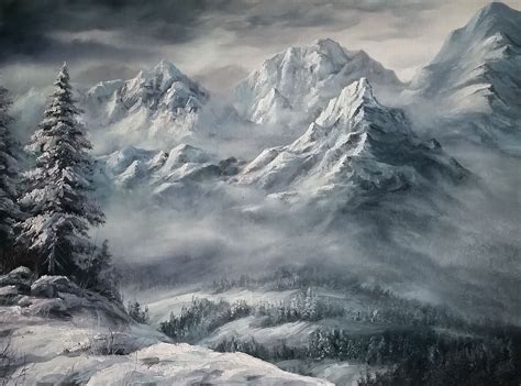 6 How To Paint Snowy Mountains For You Paintxa