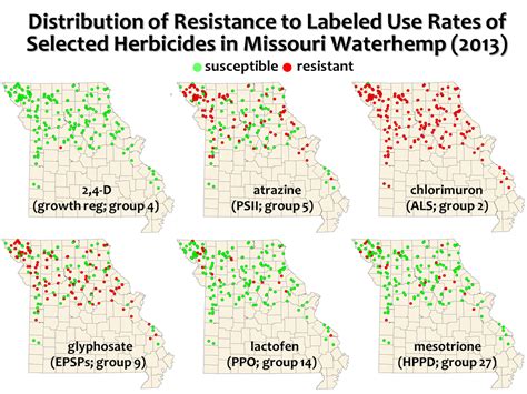 Pathogens affect almost all cash crops and cause a significant reduction in overall yield. The Situation with Herbicide Resistance in Missouri ...