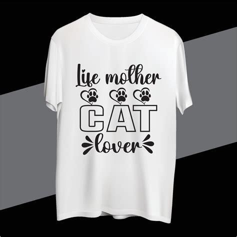 Life Mother Cat Lover T Shirt Design 21432818 Vector Art At Vecteezy
