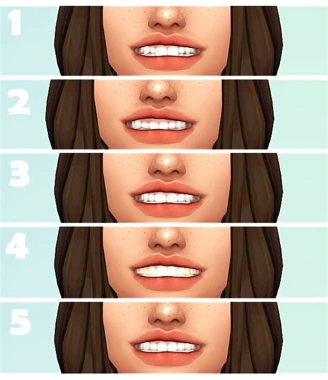 Know Of Any Mm Teeth Mmfinds Sims 4 Tattoos Sims 4 Mm Cc The