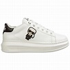 Sneakers Karl Lagerfeld k/ikonik kapri KL62530 bianco | FRMODA.com