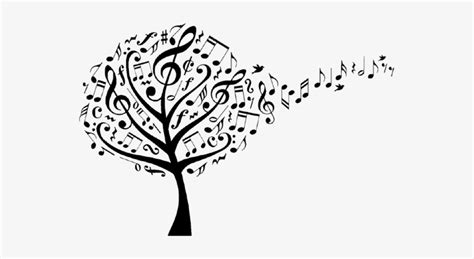 Tree With Music Notes Png Image Transparent Png Free Download On Seekpng