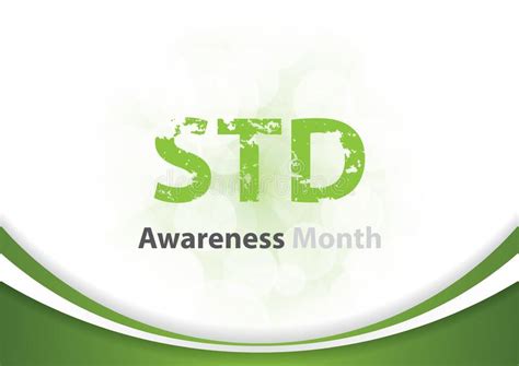 Std Awareness Month Stock Vector Illustration Of Banner 142571156