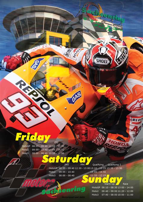 Sachsenring Motogp 2014 Poster By Montagesinc On Deviantart