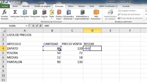 Las Fórmulas De Excel Para Dividir Cómo Dividir En Excel Con Mobile