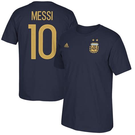 Adidas Lionel Messi Argentina National Team Navy Federation Jersey Hook
