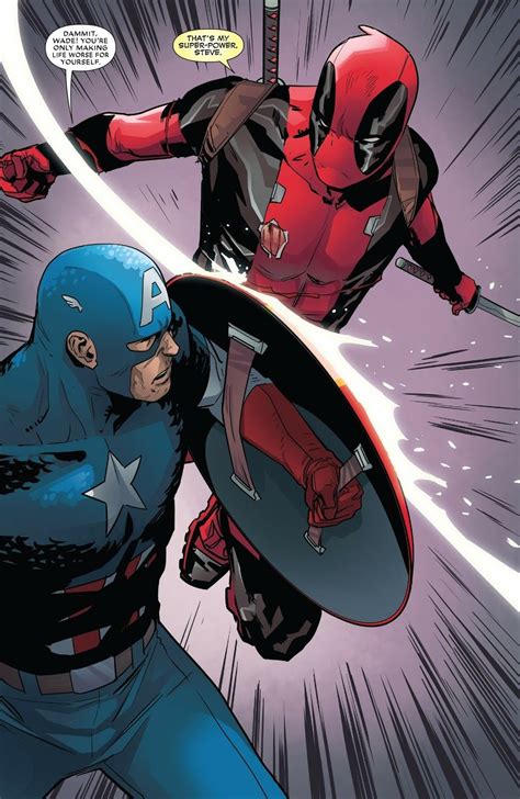 Captain America Vs Deadpool Despicable Deadpool296 Funny Marvel
