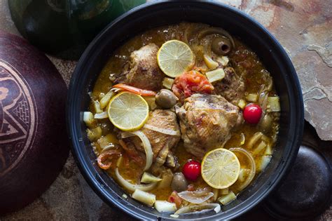 Moroccan Chicken Tagine With Preserved Lemon And Olives Gday Soufflé