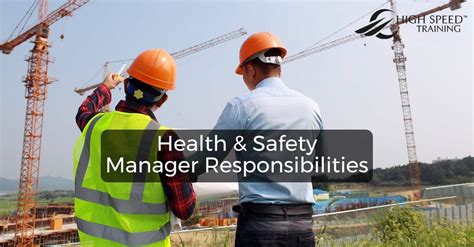 Health And Safety Manager Responsibilities High Speed Training