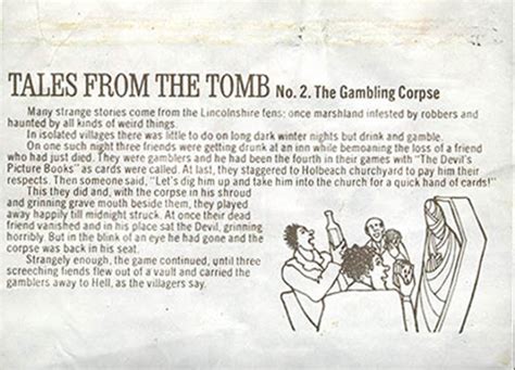 Hypnogoria Folklore On Friday The Tale Of The Holbeach Gamesters Part Ii