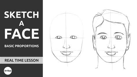 How To Draw A Male Face Step By Step Pencil Drawing Youtube