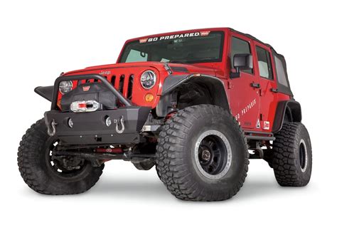 Stubby Crawler Bumper With Grille Guard Tube For Jl Jk And Jt 102520