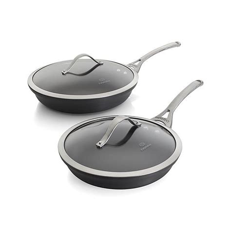 Calphalon Contemporary ™ Non Stick 2 Piece Fry Pan Set With Lids