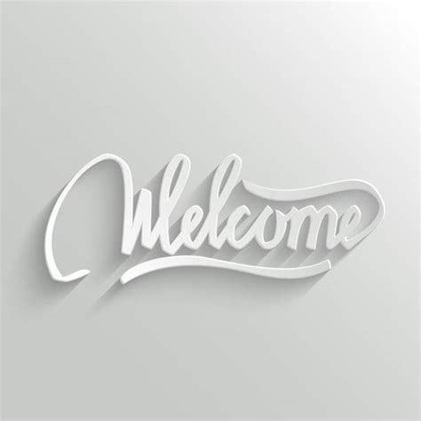 Best Welcome Sign Illustrations Royalty Free Vector
