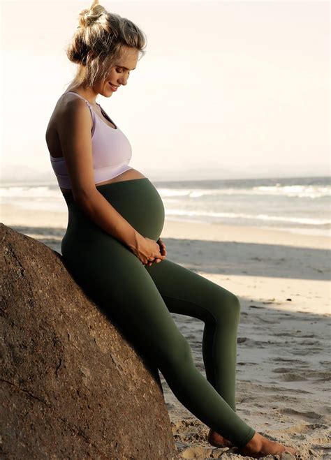 Lorna Jane Fl Maternity Active Tight In Military Queen Bee