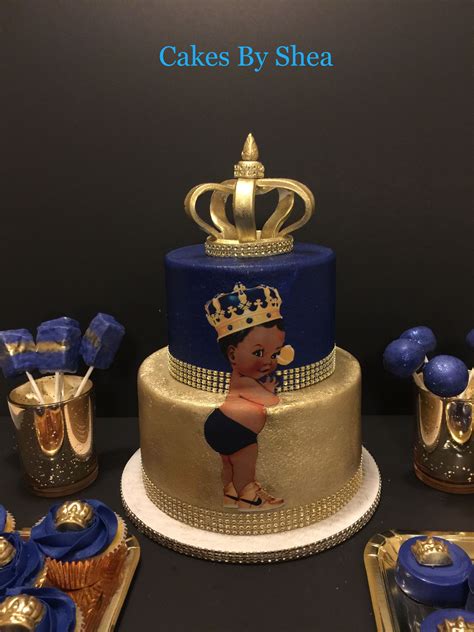 I Did This For Practice Prince Baby Shower Cake Baby Shower Cakes