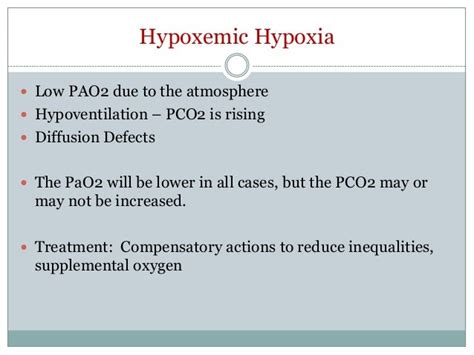 Hypoxia And Oxygen Therapy