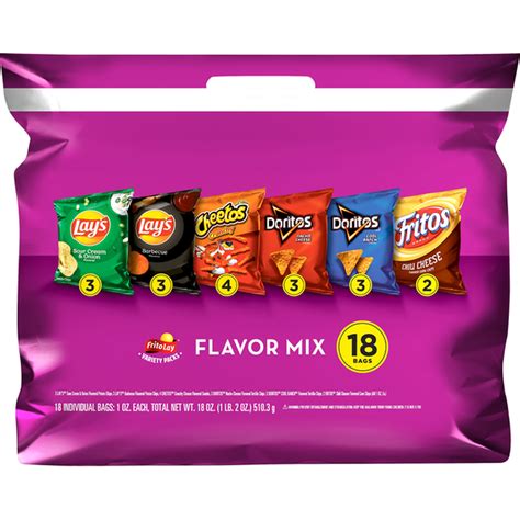 Frito Lays Flavor Mix Snacks 18 Oz From Smart And Final Instacart