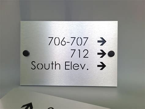 Custom Directional Sign Hotel Room Directional Signs Wayfinding Signs