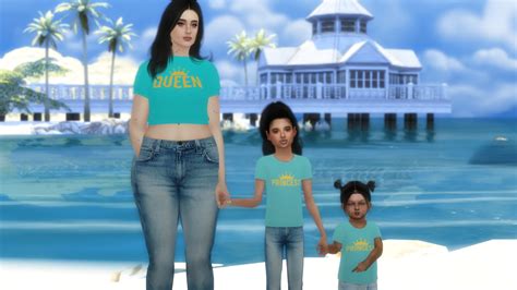 The Black Simmer Mom And Daughter Matching Tshirts By Twin Baddie