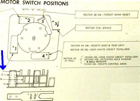 Original Gottlieb Flipper Em Pinball Machine Manual Schematics